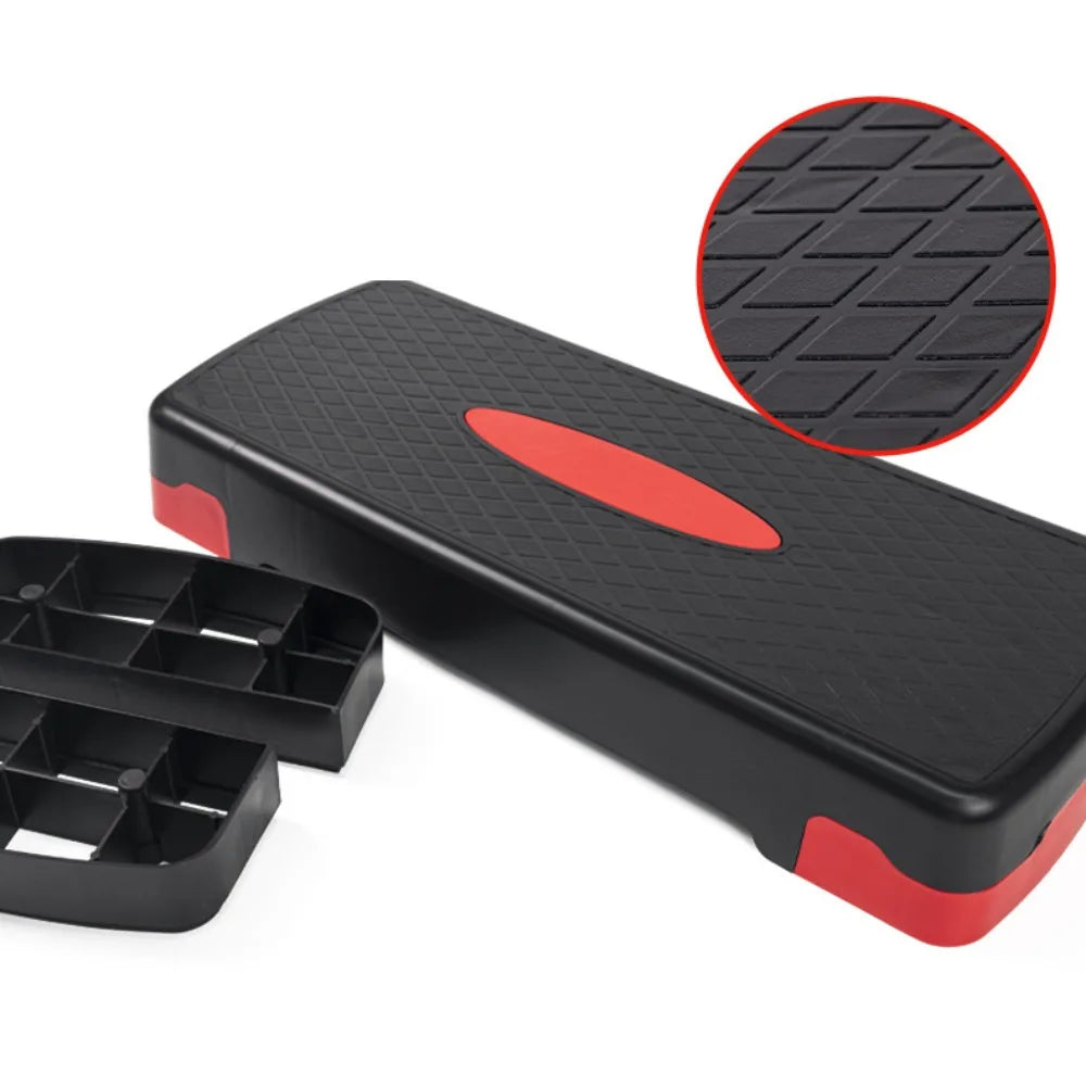 New Non-Slip Adjustable Aerobic Pedals Sturdy Durable Fitness Aerobic Stepper Wear Resistant Pedal Stepper Board Gym Training