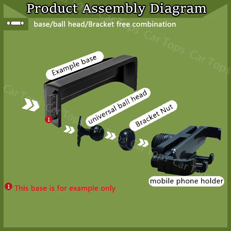 Mobile Phone Holder for BMW X1 F48 2016 2017 2018 2019 6.5" Screen GPS Screen Cell Stand Support Gravity Car Mount Accessories