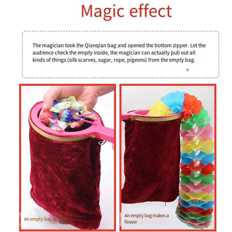 Magical Props Change Bag Make Things Appear Disappear Magic Trick Prop Close Up Magic Tricks Toys Party Games Kids Toy