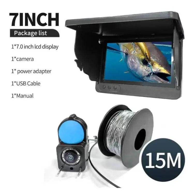 LCD Underwater Endoscope 1080P, Night Vision, Fish Finder, IP68, 15/30M Cable - P12 Hub Europe