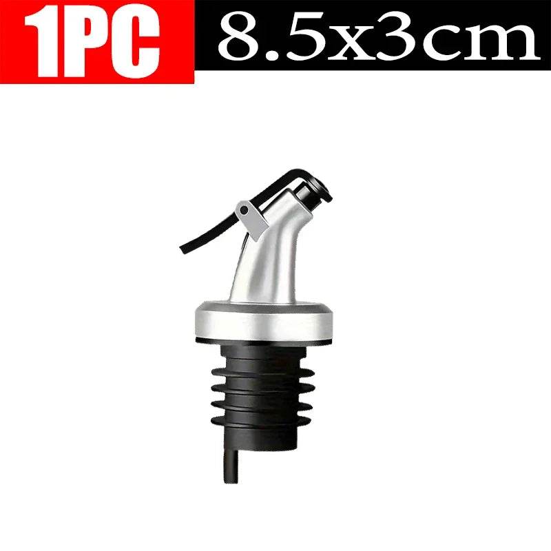 1/10x Oil Bottle Stopper Rubber Lock Plug Seal Leak-proof Food Grade Plastic Nozzle Sprayer Wine Vinegar Spouts Kitchen Tools - P12 Hub Europe