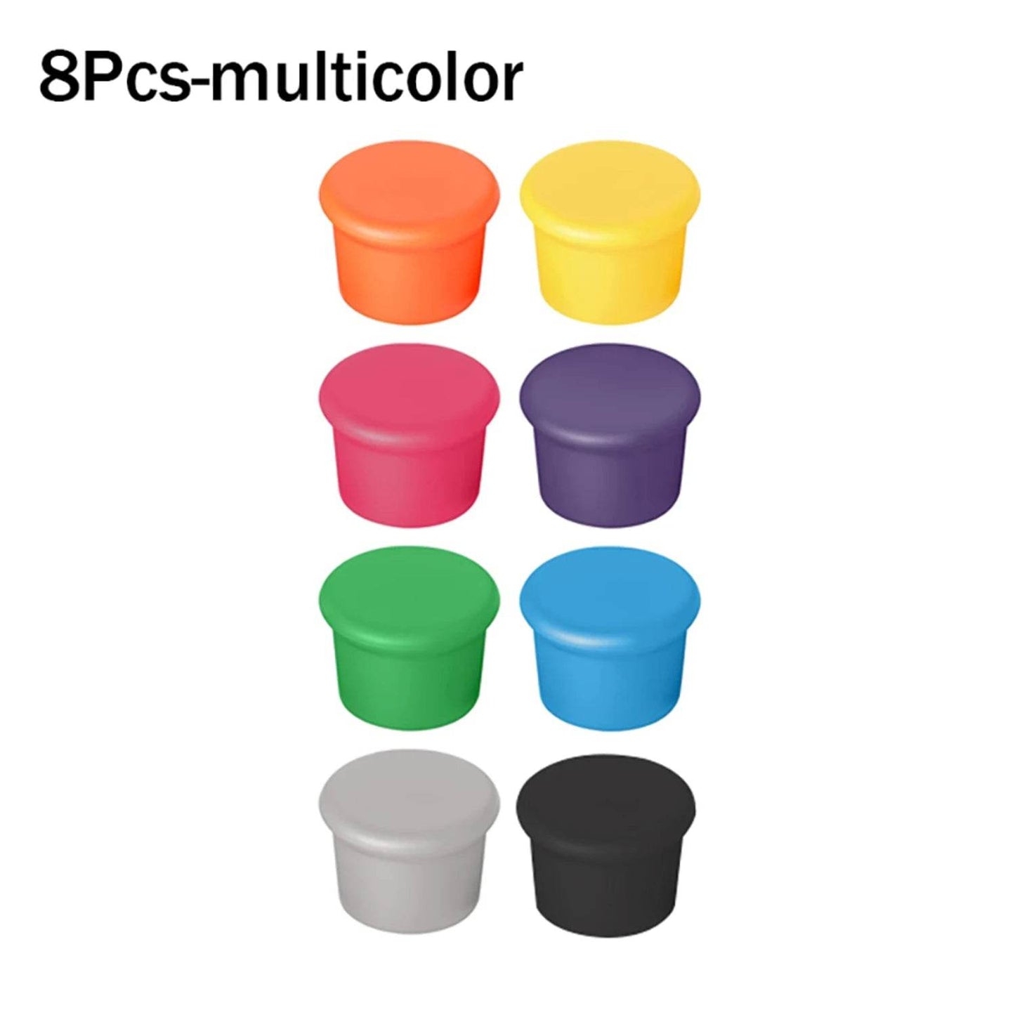 8Pcs Wine Stoppers Reusable Silicone Wine Corks Wine Bottle Stopper Beverages Beer Champagne Sealed Bottle Cap Keep Wine Fresh - P12 Hub Europe