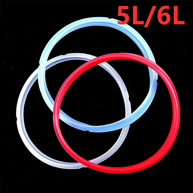New Silicone Sealing Ring 20-26cm/3-8 Quart For Instant Pot Electric Pressure Cooker Electric Pressure Cooker Sealer Parts