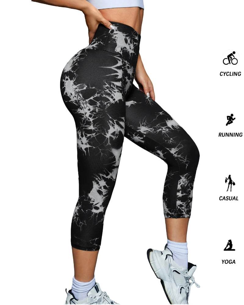 Women's High Waist Yoga Capris - P12 Hub Europe