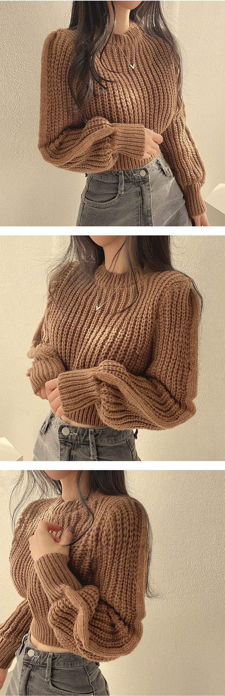 Loose Harajuku Knit Sweater - P12 Hub Europe