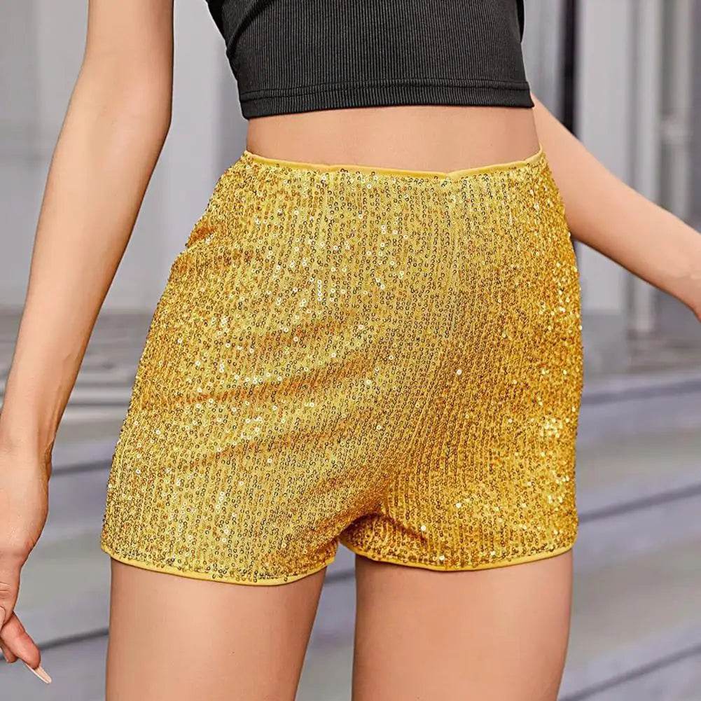 Sequin High Waist Mini Shorts - P12 Hub Europe