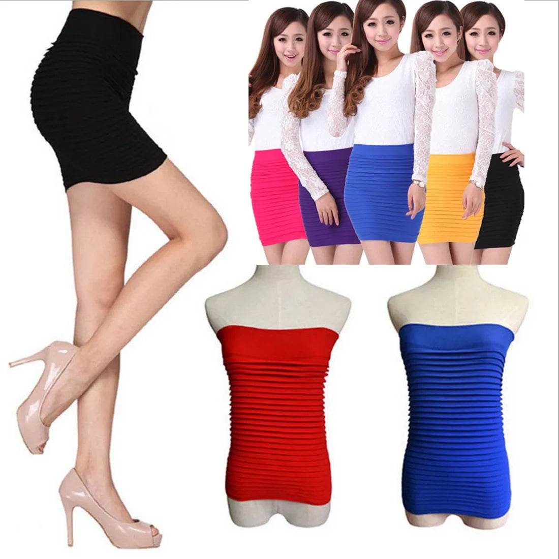 Women's Summer High Waist Mini Skirt - P12 Hub Europe