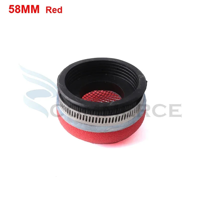 Motorcycle 28/32/35/38/42/45/50/54/58MM Stright Foam Air Filter Sponge Cleaner For 2 Stroke Engine Pocket Bike Mini Moto Scooter