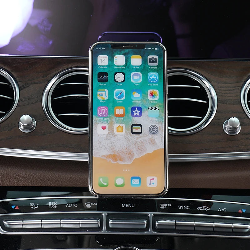Car phone holder gps holder air vent mount stand bracket phone clip cradle for Mercedes Benz W213 E Class E200 E260 E300