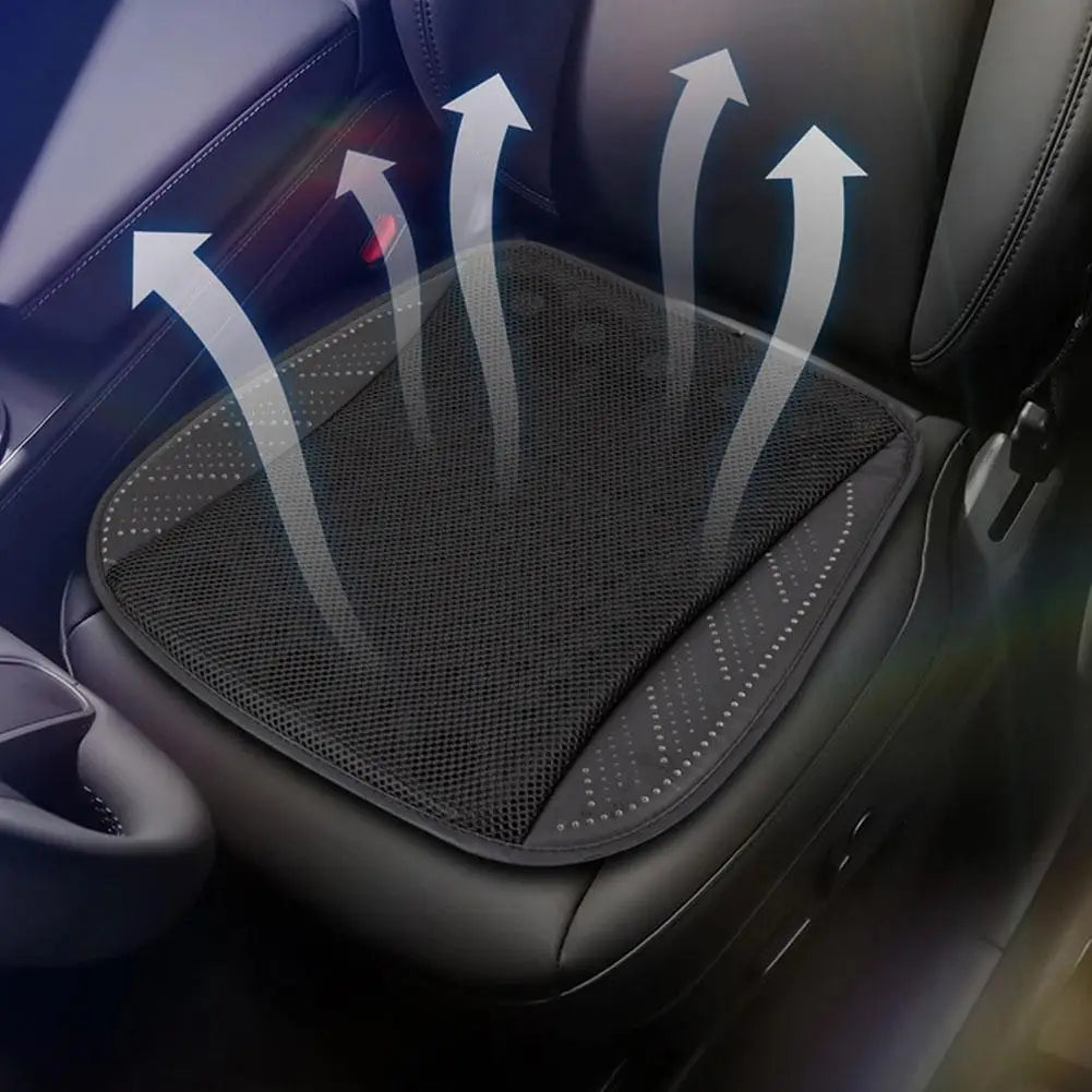 Universal Car Seat Summer Cool Air Seat Cushion With USB Fan Fast Blowing Ventilation Seat Cooling Refrigerated Car Seat