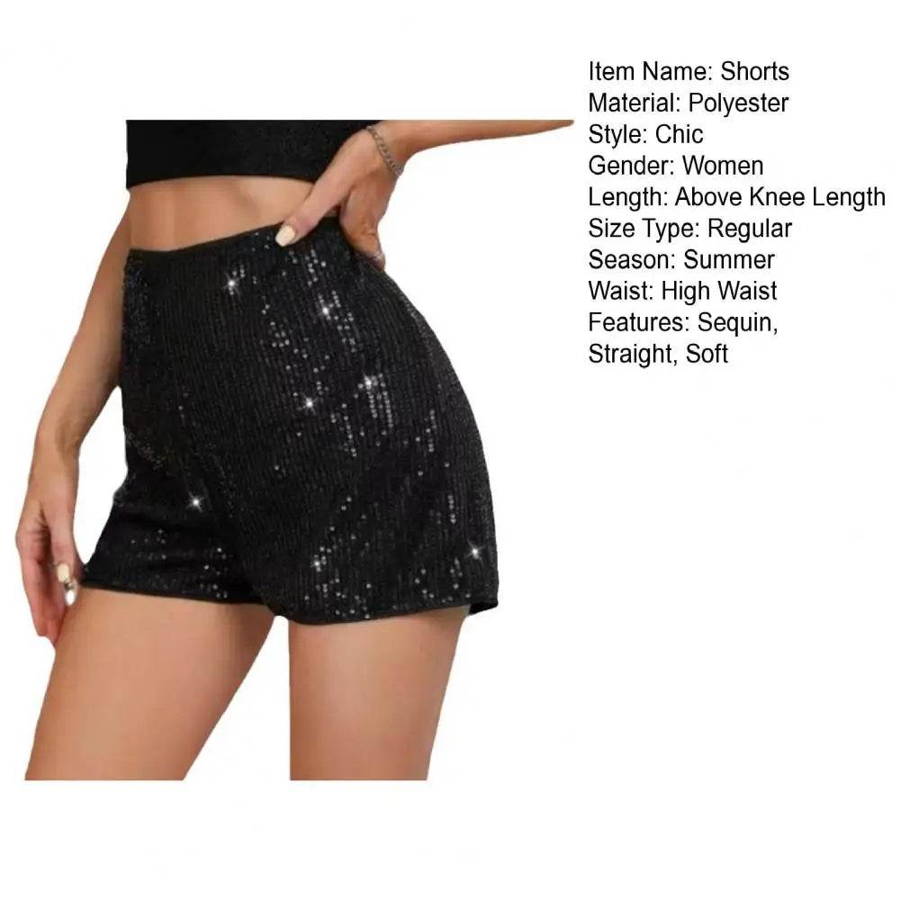 Sequin High Waist Mini Shorts - P12 Hub Europe