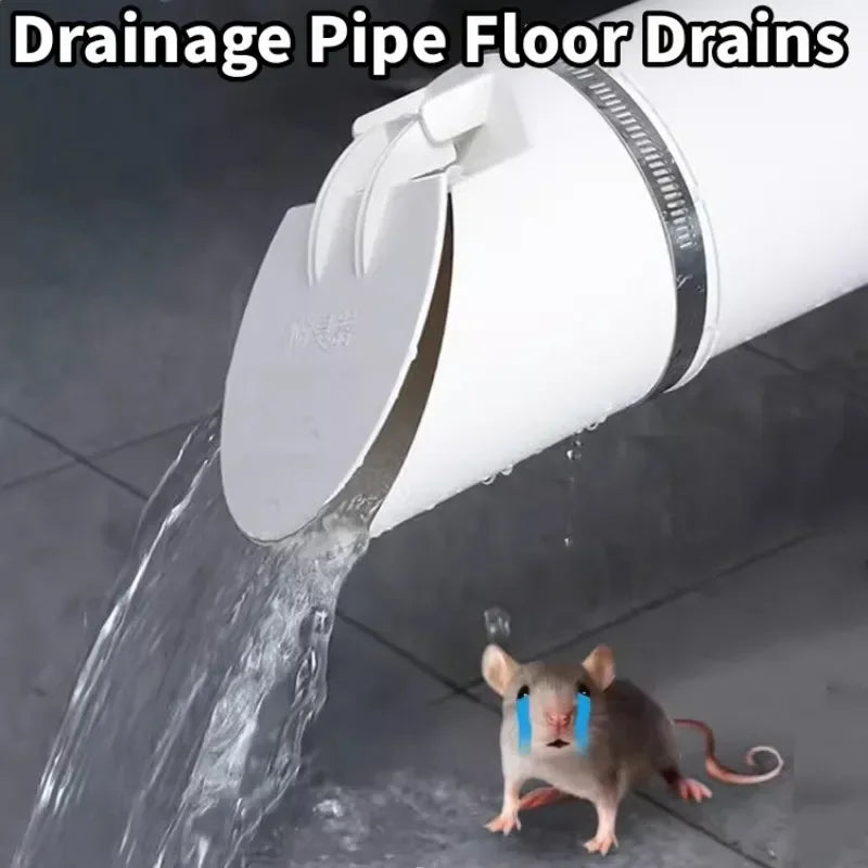 50-110mm Drainage Pipe Floor Drains Anti Odor Insect-proof Roof Cover Rain Tube Cap Strainer Plug Outdoor Balcony Pipeline Parts