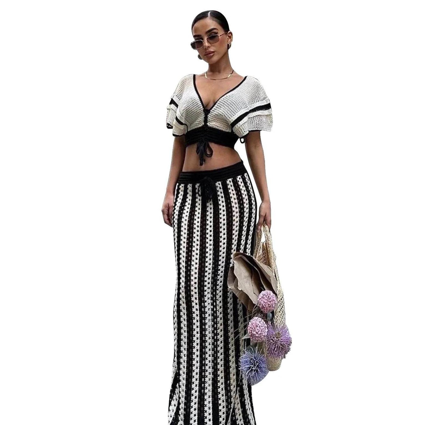 Knitted Vacation Dress Set - P12 Hub Europe