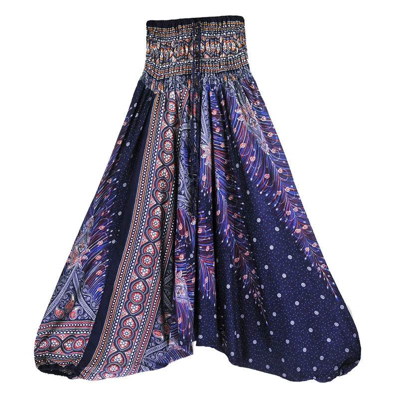 Women's Boho Harem Rayon Pants - P12 Hub Europe