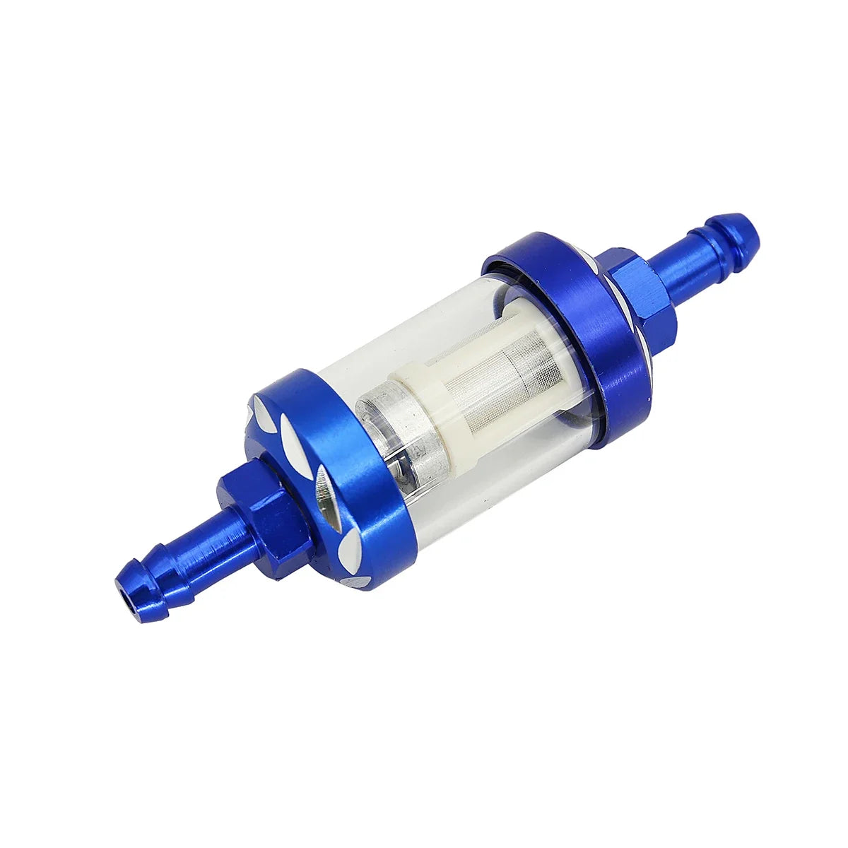 8mm CNC Aluminum Alloy Glass Gas Fuel Gasoline Oil Filter Moto for Dirt Pit Bike 125/140/150/160cc CRF70 90 110 TTR100 110 KLX65