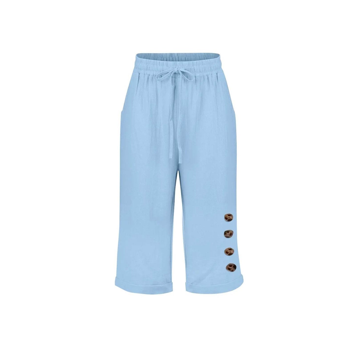 Women's Summer Cotton Linen Pants - P12 Hub Europe