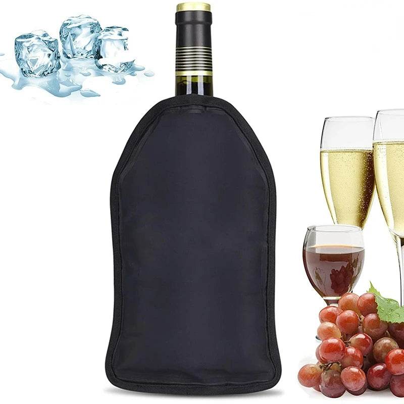 Wine Ice Bag Cooling Holder Jelly Picnic Beverage Nylon Wine Cooler Sleeve Soft Drink Rack Bar Tool Champagne Wine Bottle Covers - P12 Hub Europe