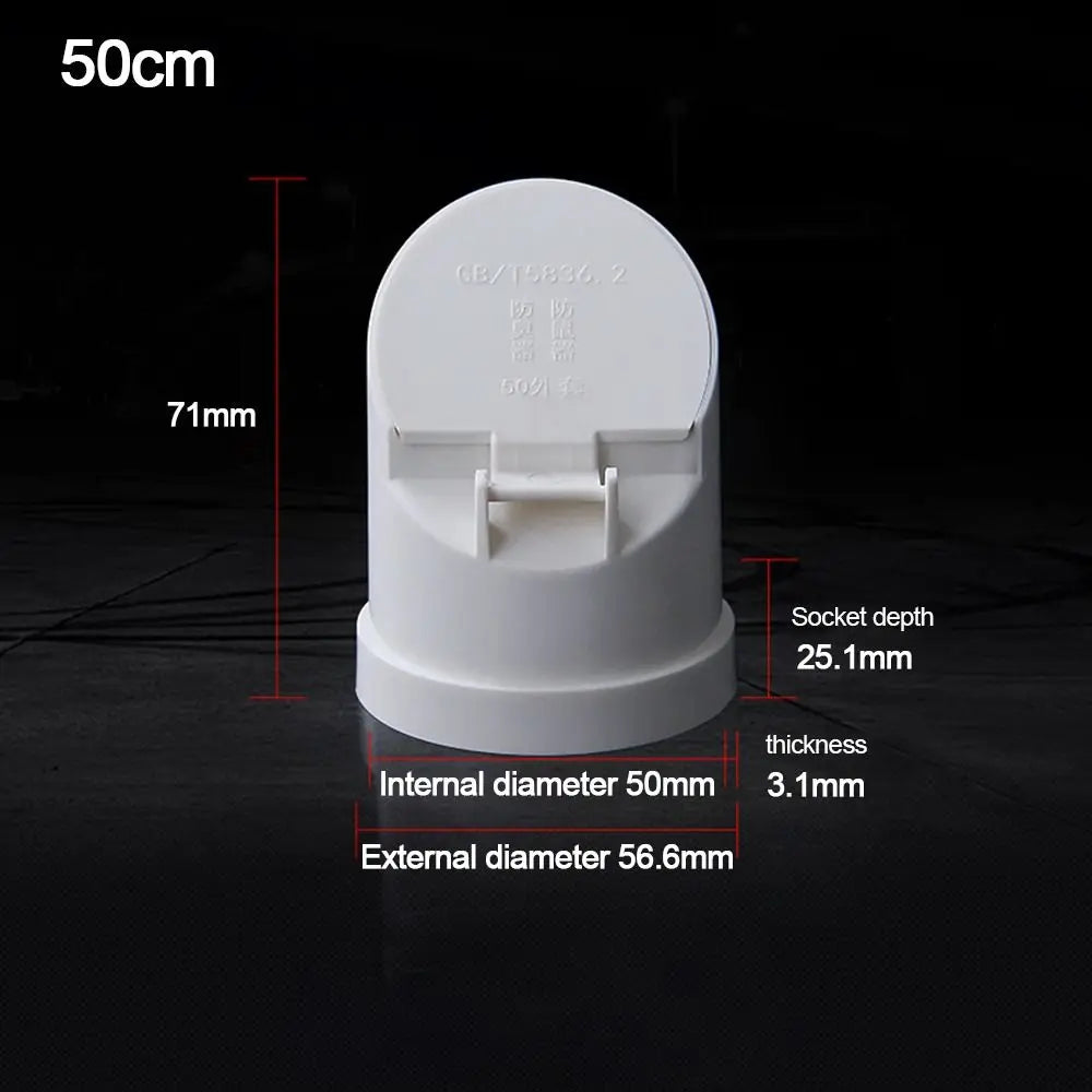 50/75/110/160mm Drain Pipe Floor Drains Sewage Pipe Large Displacement Anti odor anti-rat Cover Septic Tank Outdoor Pipe Valve