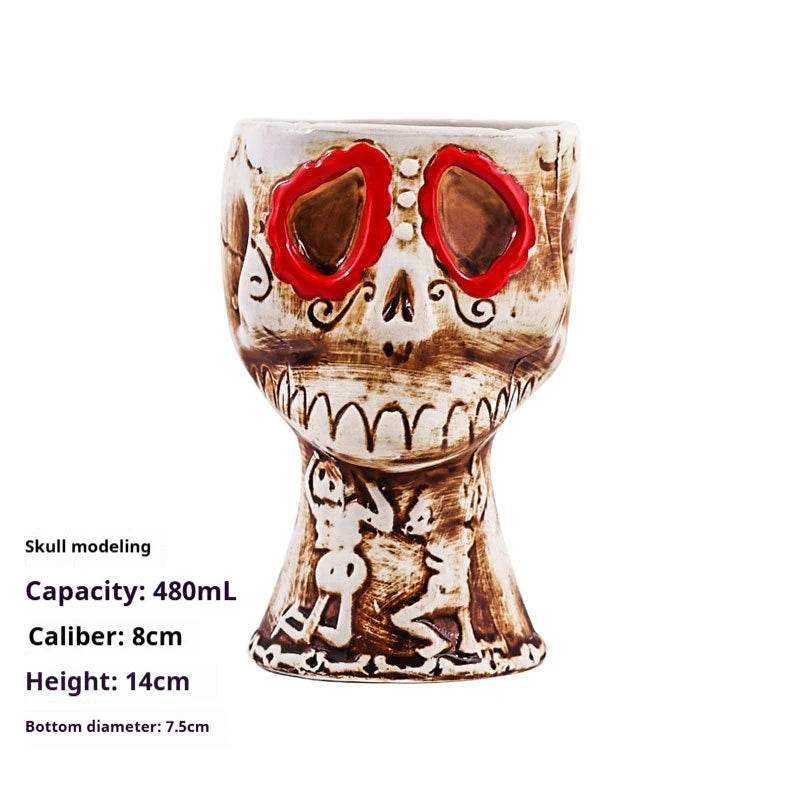 Personalized Hawaiian cocktail cups,tiki bar tiki cups,tiki mugs,creative cups, ceramic cups, zombie cups,drinkware - P12 Hub Europe
