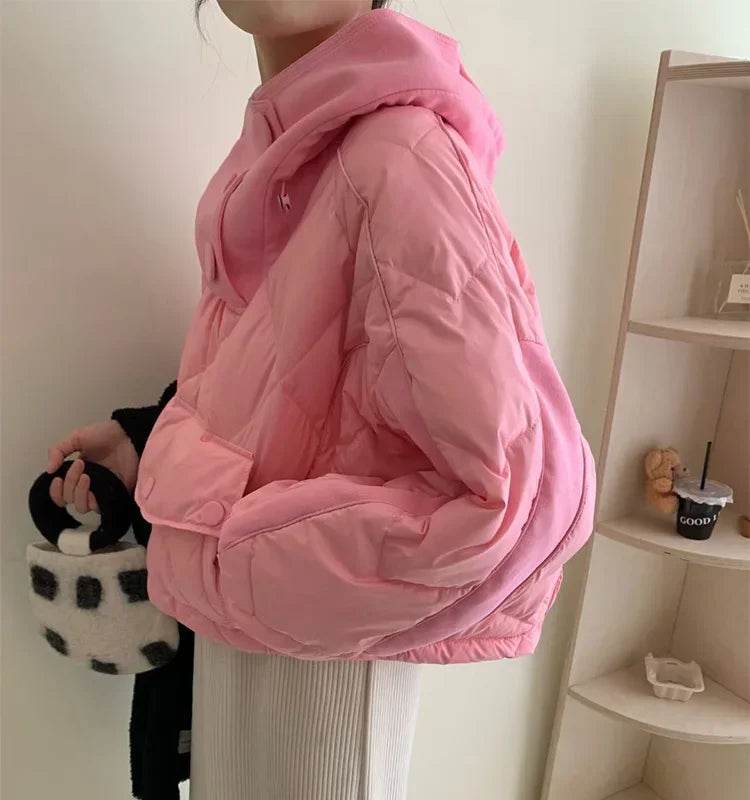 Candy Color Korean Down Jacket - P12 Hub Europe