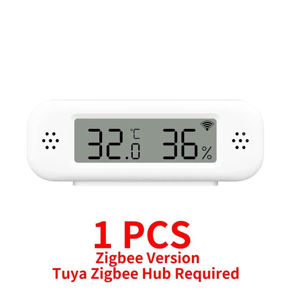 WiFi/Zigbee Temp Humidity Sensor | Alexa, Google, Smart Life - P12 Hub Europe