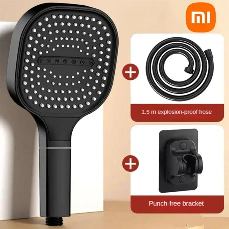 Xiaomi 13CM Large Panel 3 Modes Shower Head High Pressure Water Massage Shower With Head Filter Element Bathroom Accessories New