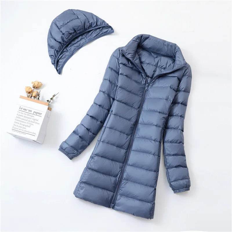 Lightweight Candy Color Down Hoodie - P12 Hub Europe