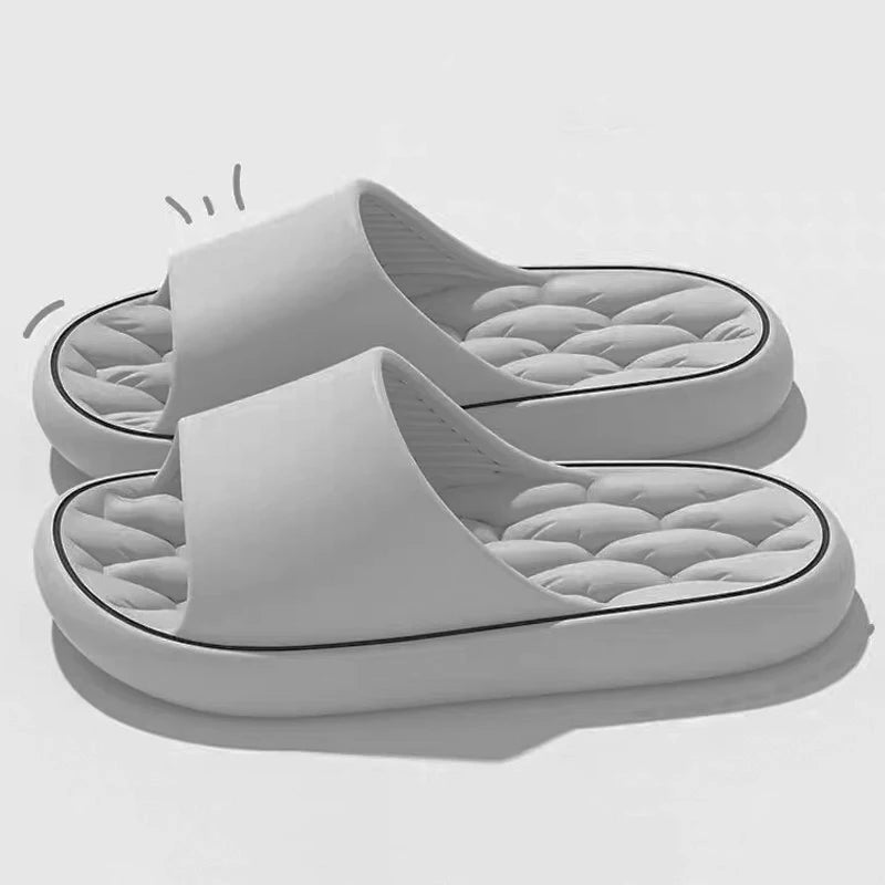 Slippers for men summer outdoor wear 2024 new indoor home bathroom non-slip wear-resistant beach sandals for women