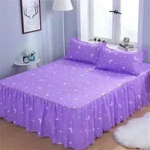 Stylish Single-piece Bed Circumference Skirt, Korean Version Bedspread & Coverlet, Fade-Resistant Design - P12 Hub Europe