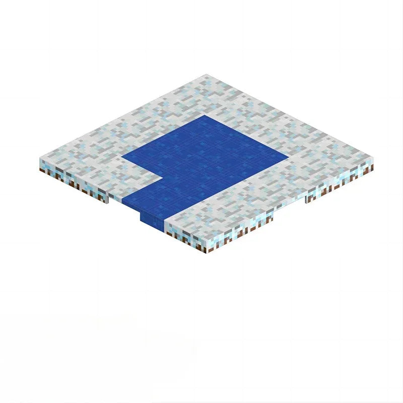 Magnetic Base Plate Variety Baseplates Match Mine World DIY Magnetic Building Blocks Toys for Boys and Girls Children Toy Gift