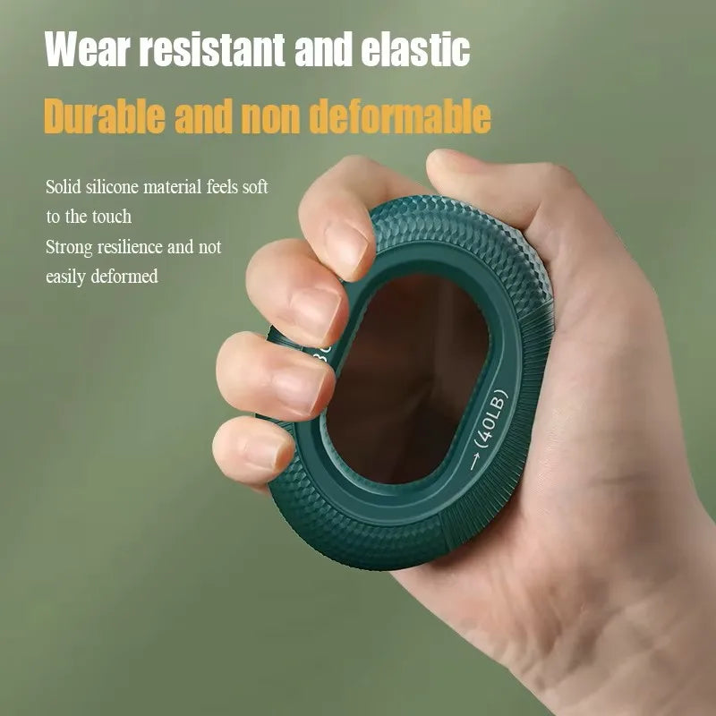 Silicone Finger Gripper Ring Hand Muscle Strengthener Ring Wrist Finger Trainer Exercise Carpal Expander Workout Fitness Device