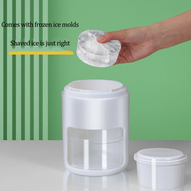 Manual Ice Crushers Household Hand-Cranked Shaved Ice Machine Hail Ice Breaking Artifact Hand-Cranked Smoothie Maker