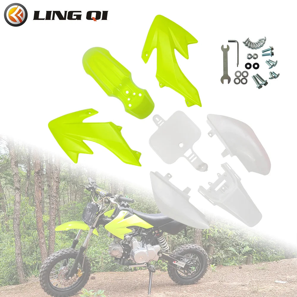 LINQ QI Plastic Fairing Body Kits Fit to CRF50 XR50, For CRF 50 Pit Dirt Motor Trail Bike 50cc 70cc 90cc 110cc 125cc 140