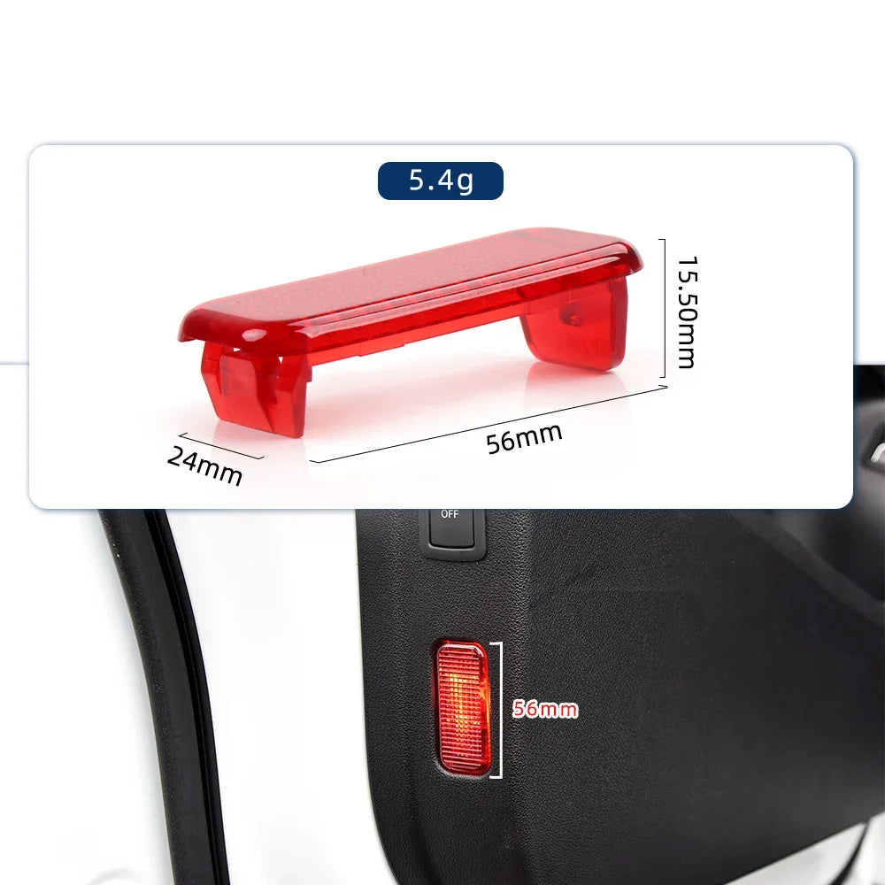 For Audi Cars A6 A4 A3 Q7 Q5 Q4 Q3 Car Door Lamp Shade Door Lamp Light Warning Light Red Light Door Signal Lamp