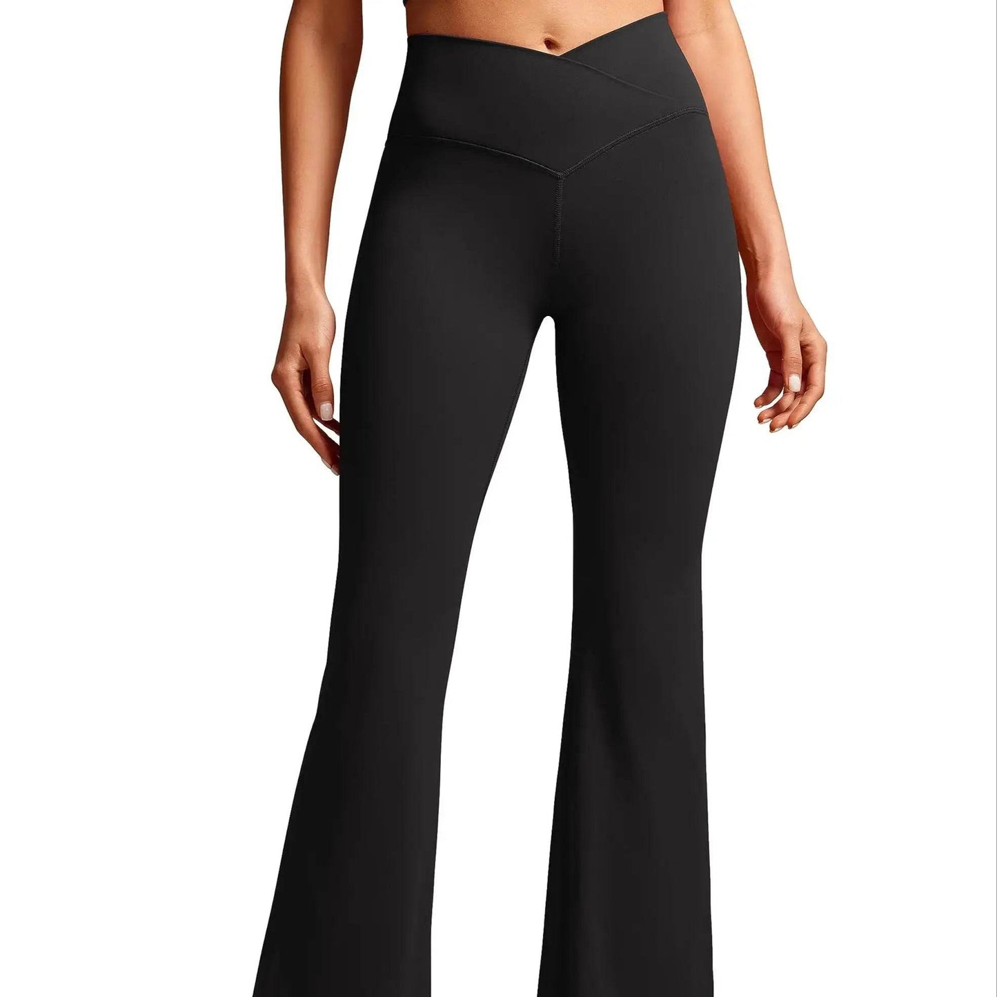 Women's Crossover Flare Yoga Pants - P12 Hub Europe