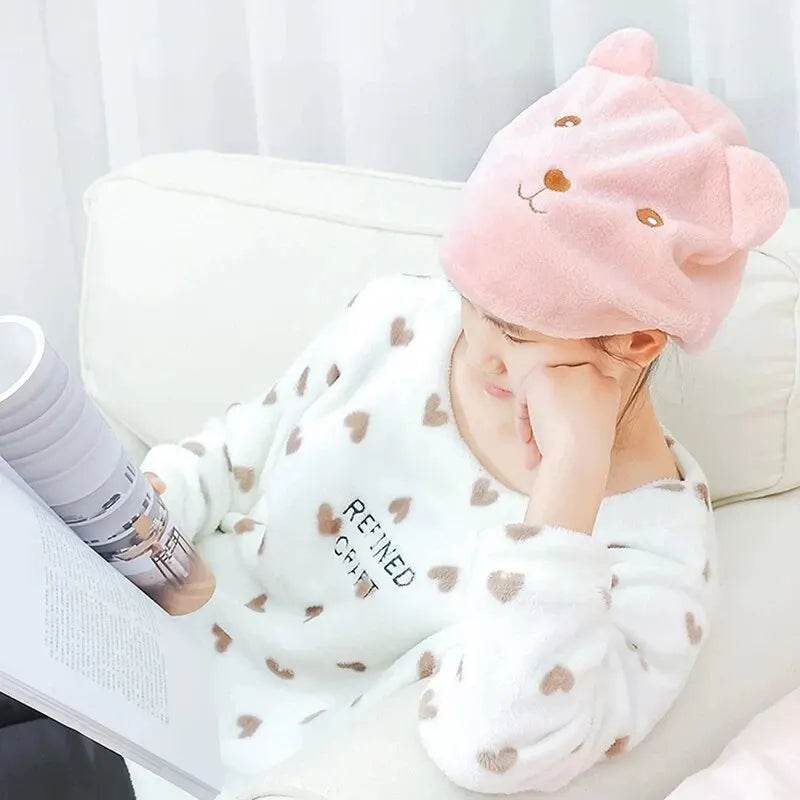 NEW Good Hygroscopicity and Breathability Microfiber Hair Turban Quickly Dry Hair Hat Wrapped Towel Cap Towel Hair Bonnet - P12 Hub Europe