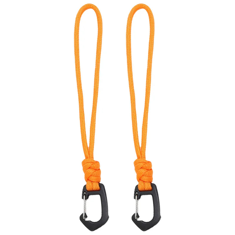 Key Ring Umbrella Rope Hook Outdoor Camping Sports Accessories Braid Rope 7-core Keychain Flashlight Small Tool Key Lanyard