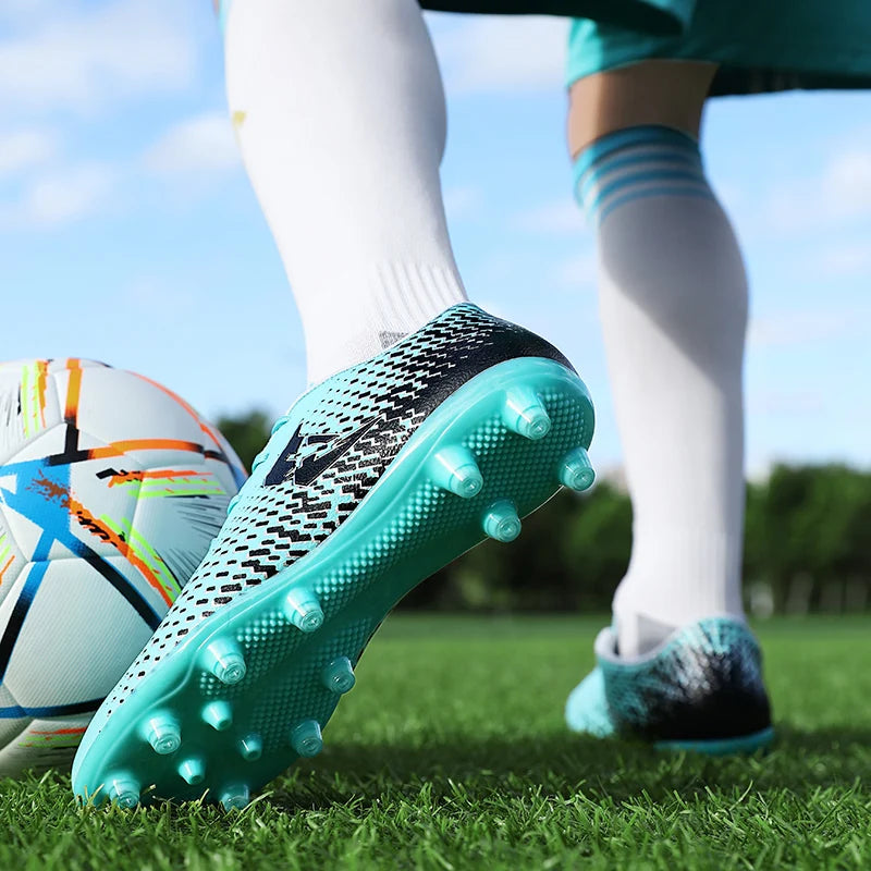 Society Football Cleats TF/FG Soccer Shoe Man Football Boots Professional Non-slip Training Cleat Artificial Grass Sport Sneaker