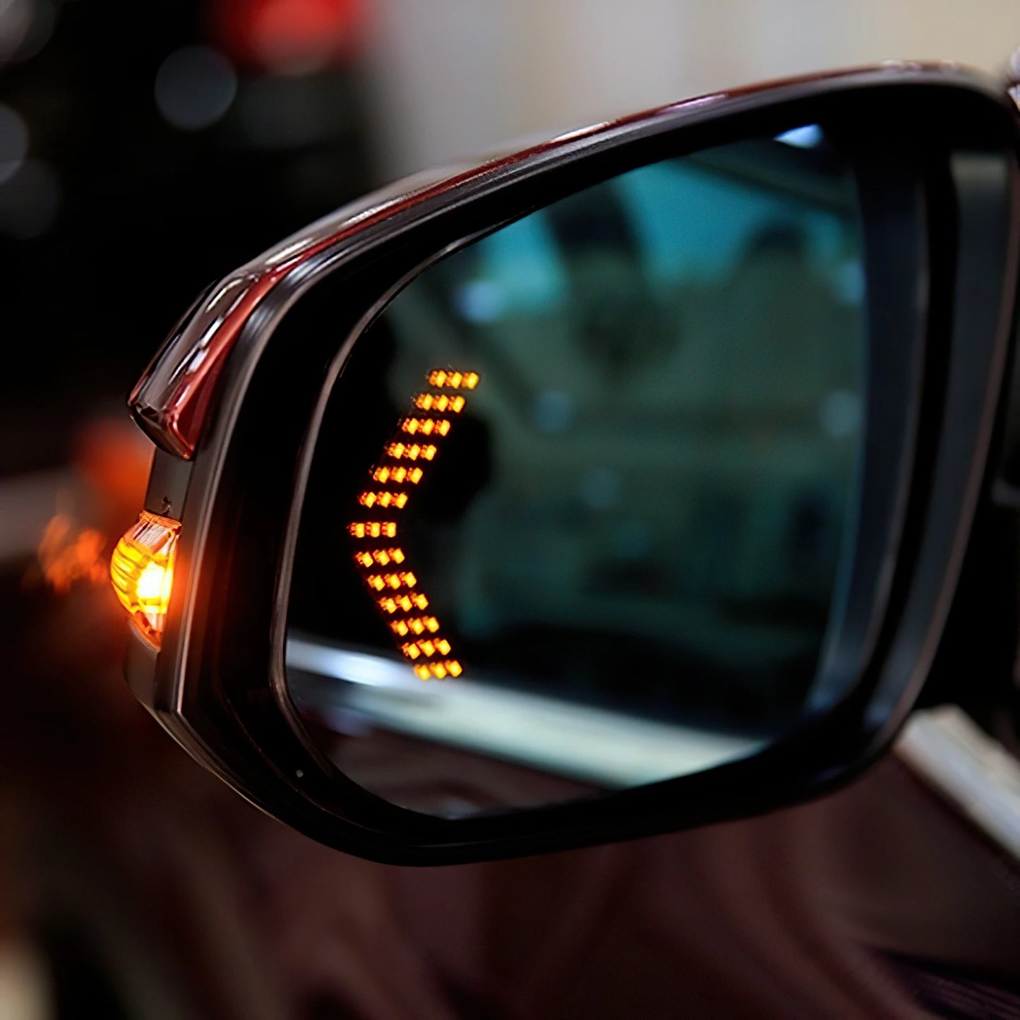 2Pcs Car LED Lights Rear View Mirror Arrow Panel Light 12V 14SMD Rear View Mirror Indicator Turn Signal Lamp Auto Accessories