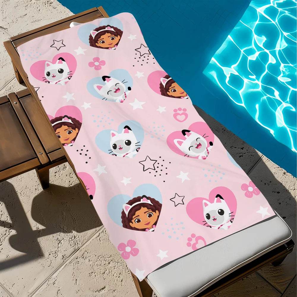 Towel Beach Quick Dry Cute G-Gabbys Pool Camping Towels Travel Dollhouse Soft Gift Cartoon Gym Shower Sports - P12 Hub Europe