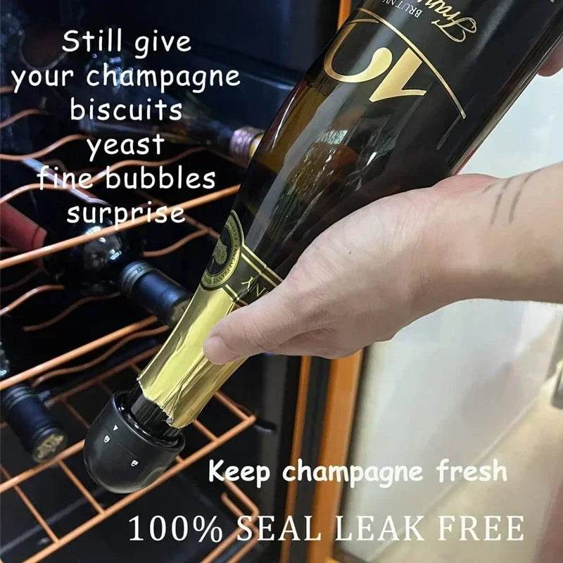 Wine Stopper 1/2 Piece Reusable Bar Accessories Silicone Sealing Champagne Cork Keep Wine Freshness Bottle Cap Barware Home - P12 Hub Europe