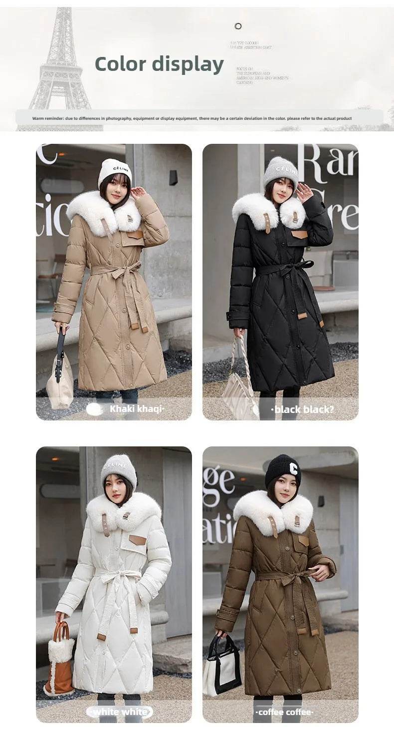 Long Slim Warm Winter Parka - P12 Hub Europe