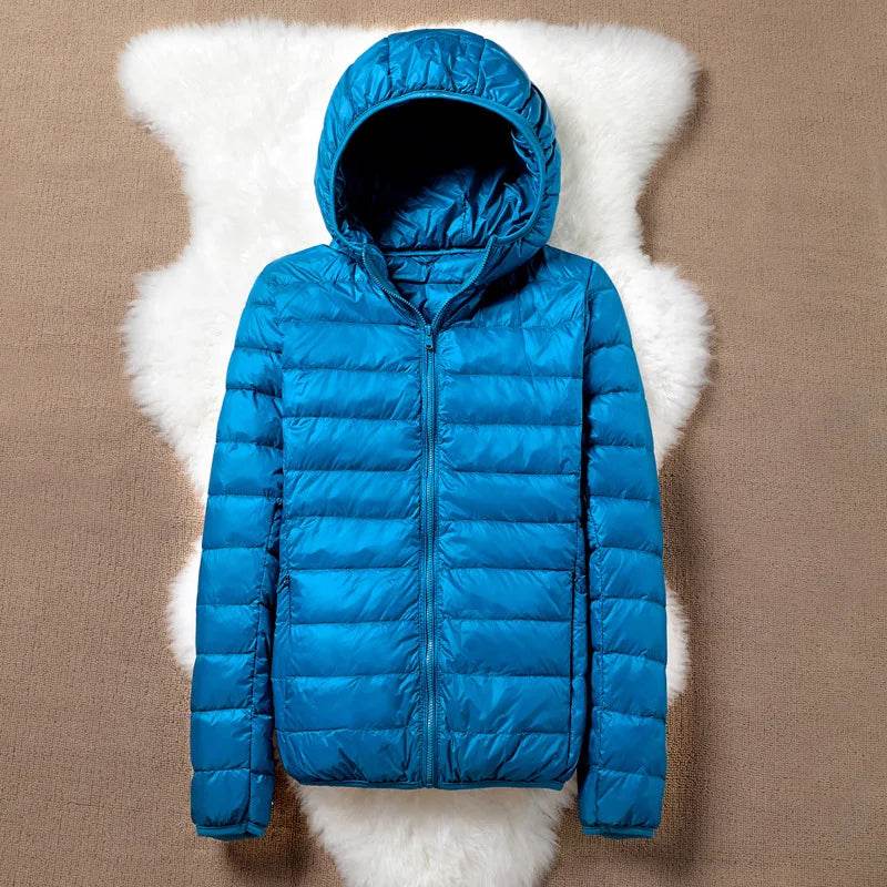 Women's Ultralight Hooded Down - P12 Hub Europe