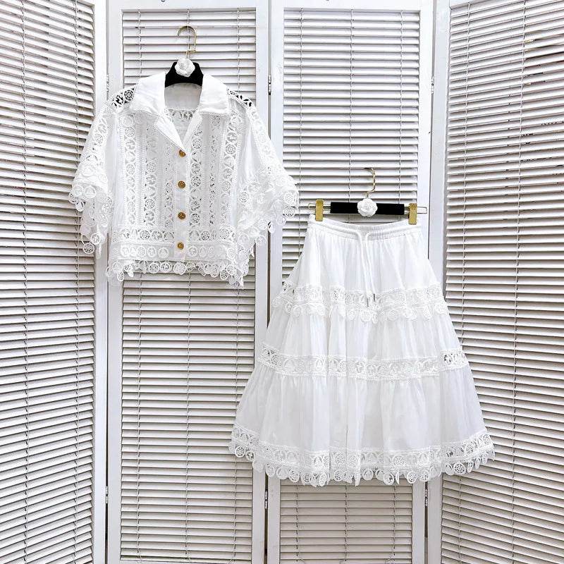 Hollow Out Skirt Set - P12 Hub Europe