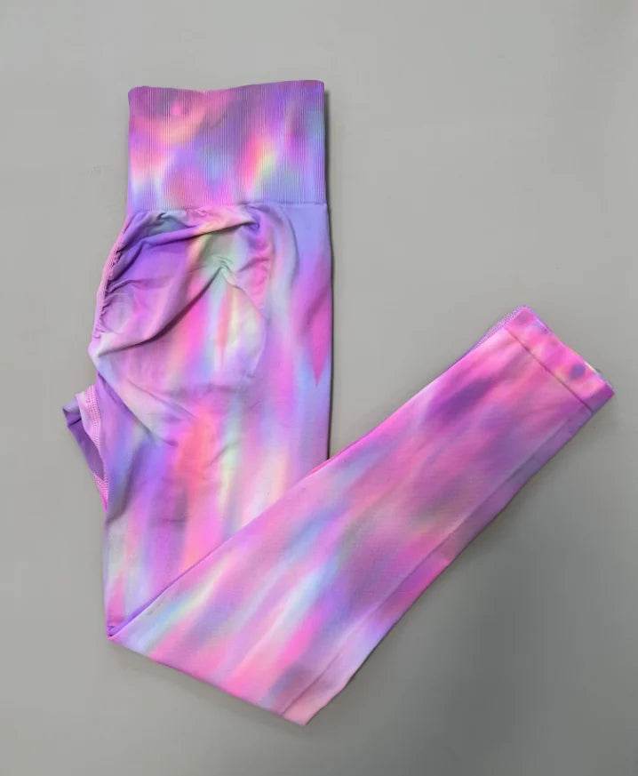 Women's Tie-Dye Scrunch Leggings - P12 Hub Europe
