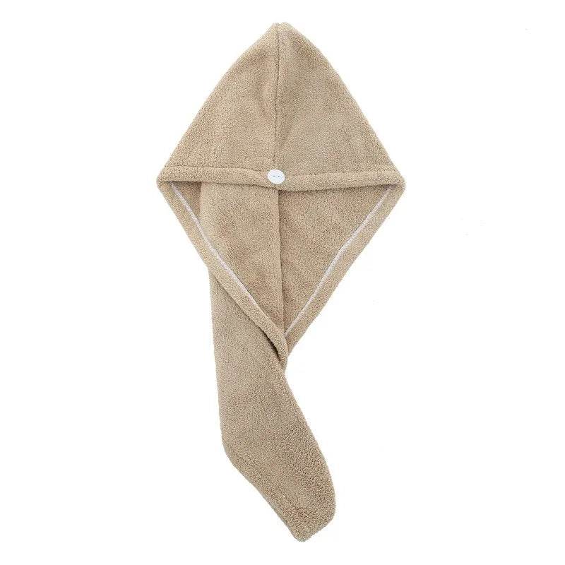 Fast Absorption Hair Drying Turban Hat Pineapple Coral Fleece Long Hair Drying Hat Towel 25x65cm - P12 Hub Europe