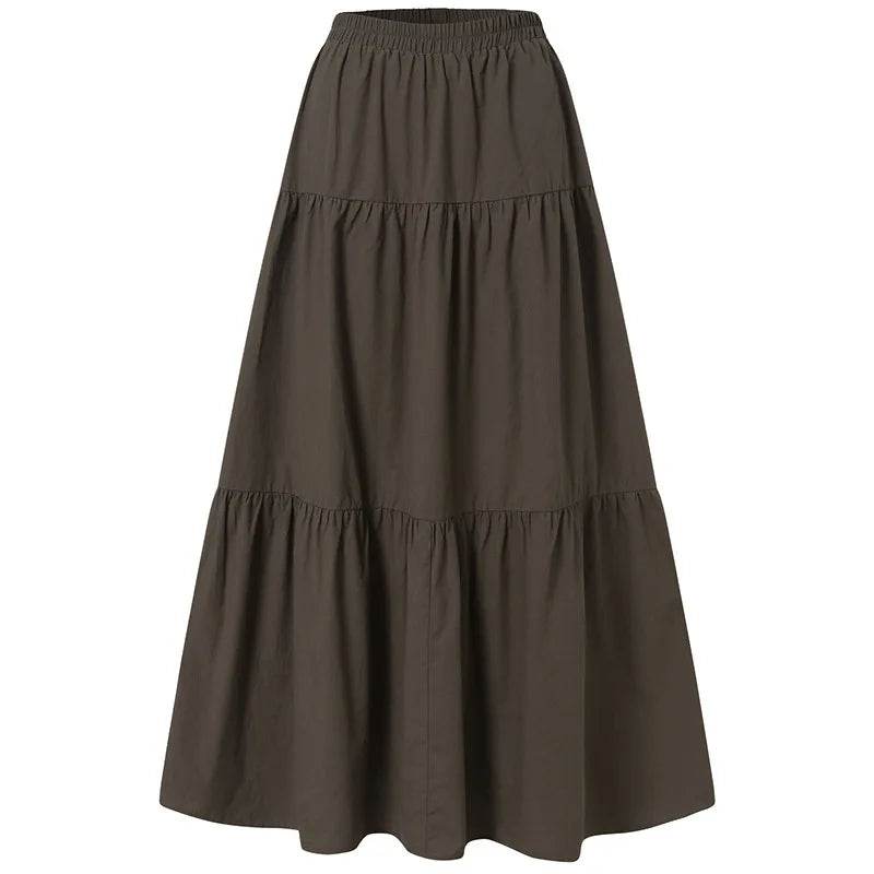 Vintage Pleated Long Skirt - P12 Hub Europe