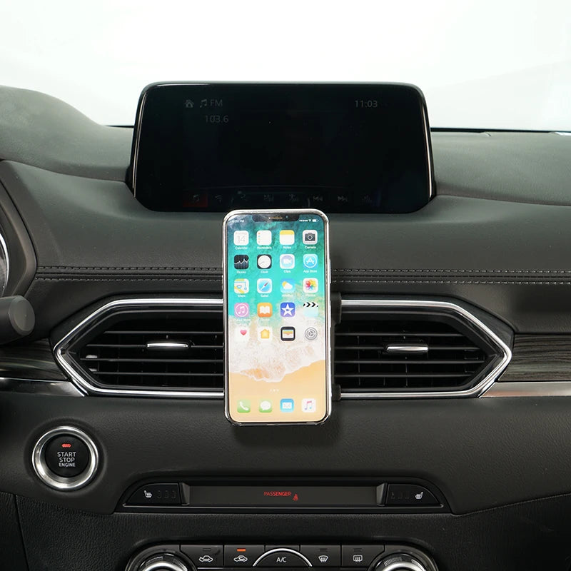 Magnetic car phone holder GPS holder mobile phone cradle clip air vent mount bracket for Mazda CX5 CX-5 CX8 CX-8 2018-2021
