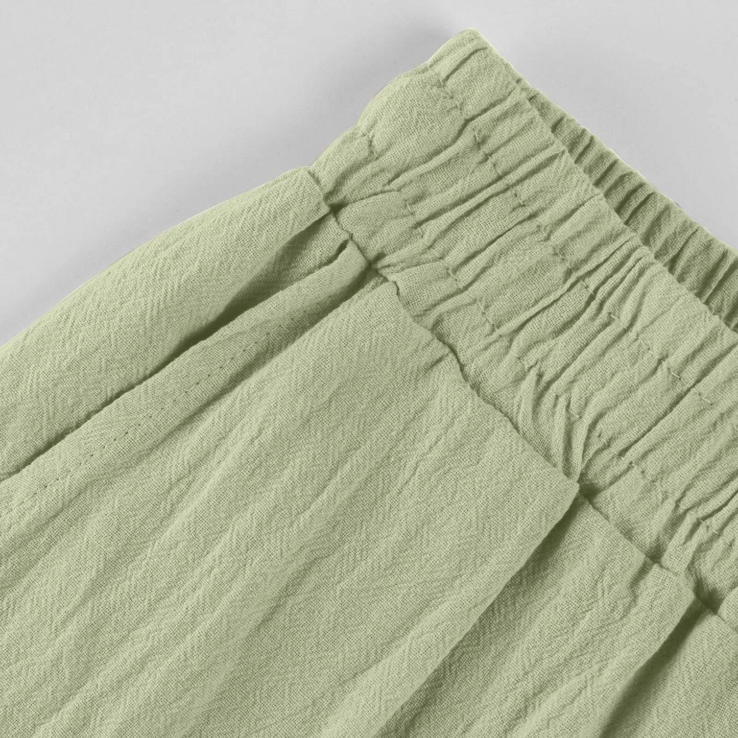 Women's Summer Cotton Linen Pants - P12 Hub Europe
