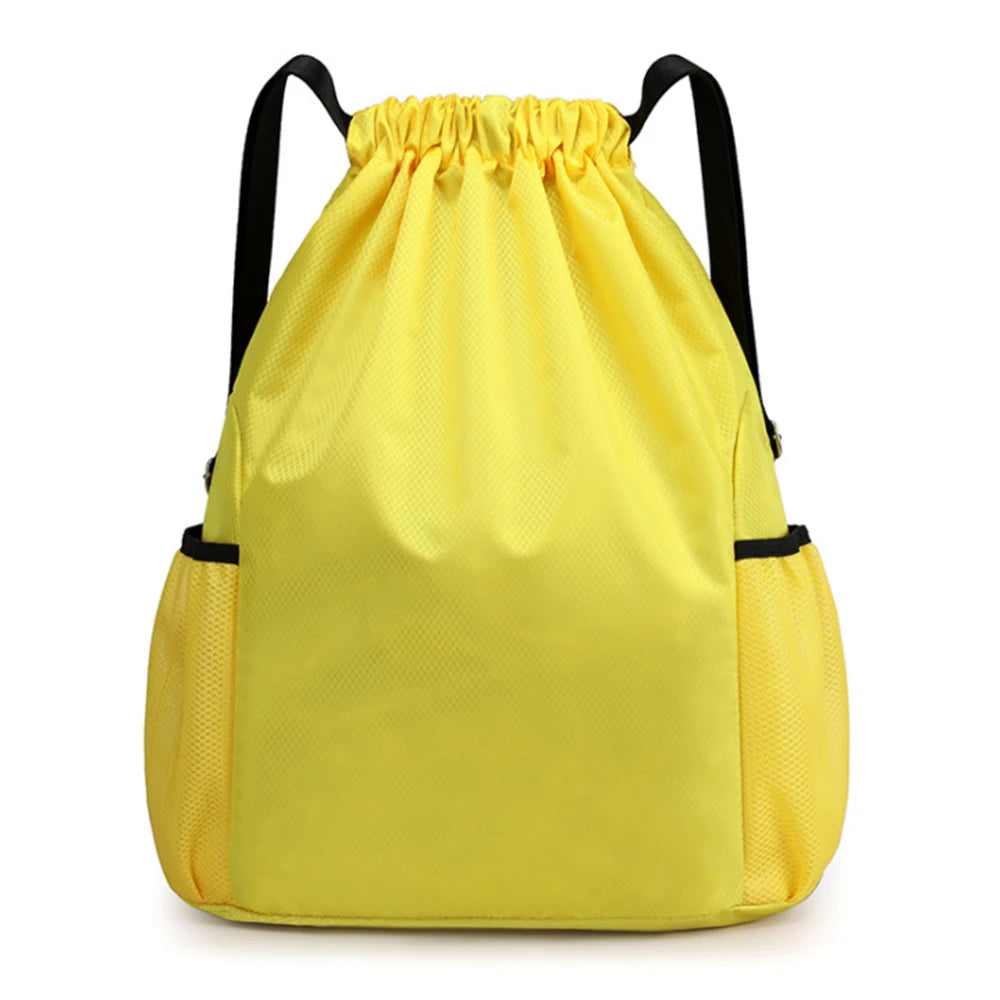 Drawstring Pocket Backpack Men And Wome Simple Travel Backpack Large Capacity Drawstring Fitness Sports Bag